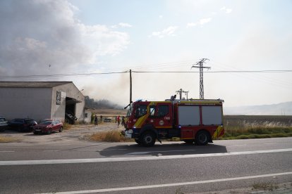 El incendio en Íscar afecta al castillo