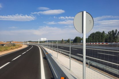 Estado actual del tramo de la Autovía del Duero entre Tudela y Valbuena sin abrir