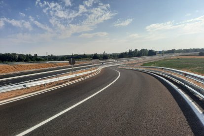 Estado actual del tramo de la Autovía del Duero entre Tudela y Valbuena sin abrir