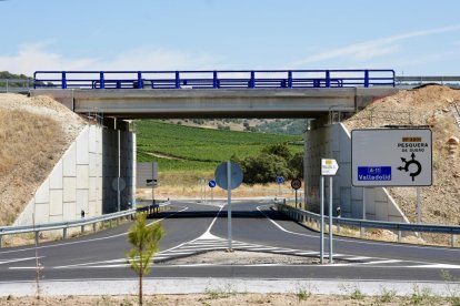 Valbuena de Duero, Valladolid. 15/7/2026. A11, Autovía del Duero.A su paso por Terrenos de Valbuena de Duero. Photogenic/Miguel Ángel Santos