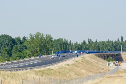 Tudela de Duero, Valladolid. 15/7/2026. A11, Autovía del Duero.A su paso por Terrenos de Tudela de Duero. Photogenic/Miguel Ángel Santos