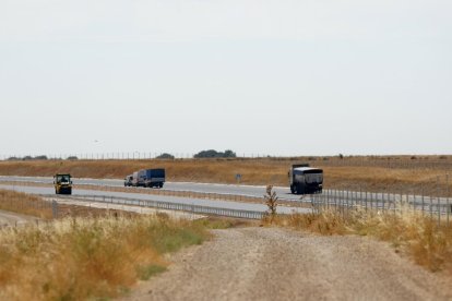 Villavaquerín , Valladolid. 15/7/2026. A11, Autovía del Duero.A su paso por Terrenos de Villavaquerín. Photogenic/Miguel Ángel Santos