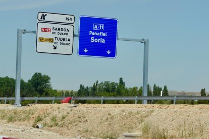 Valbuena de Duero, Valladolid. 15/7/2026. A11, Autovía del Duero.A su paso por Terrenos de Valbuena de Duero. Photogenic/Miguel Ángel Santos