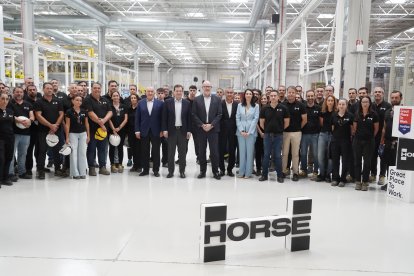 Presentación de la nueva planta de fabricación y casting de culatas de Horse