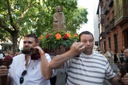 La procesión en honor al apóstol Santiago en Valladolid.
