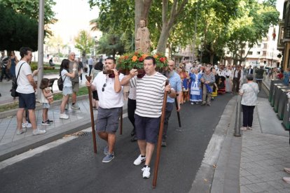 La procesión en honor al apóstol Santiago en Valladolid.