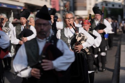 La procesión en honor al apóstol Santiago en Valladolid.
