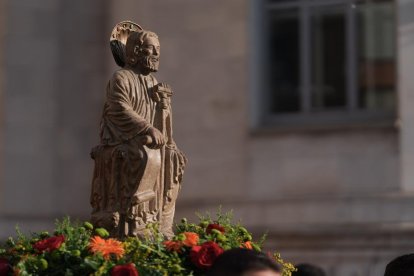 La procesión en honor al apóstol Santiago en Valladolid.