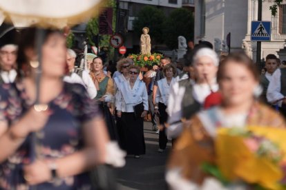 La procesión en honor al apóstol Santiago en Valladolid.