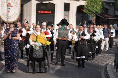 La procesión en honor al apóstol Santiago en Valladolid.