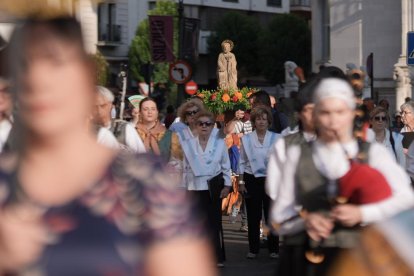 La procesión en honor al apóstol Santiago en Valladolid.