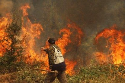 Incendio en la provincia de Ávila
