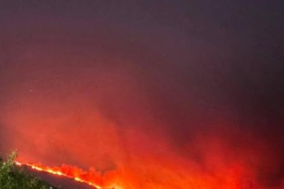 Incendio en la provincia de Ávila