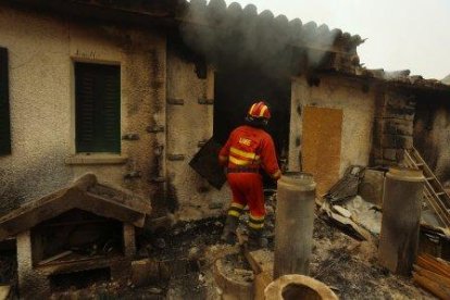 Incendio en la provincia de Ávila