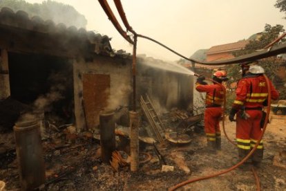Incendio en la provincia de Ávila