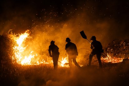 Lucha contra el fuego de Fermoselle (Zamora)