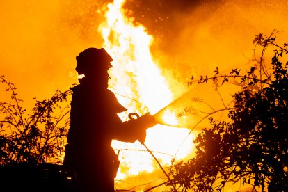 Lucha contra el fuego de Fermoselle (Zamora)