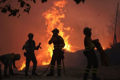 Lucha contra el fuego de Fermoselle (Zamora)