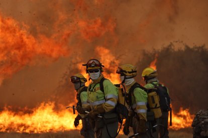 Lucha contra el fuego de Fermoselle (Zamora)