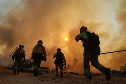Lucha contra el fuego de Fermoselle (Zamora)