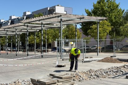 Obras realizadas para la mejora ambiental de la Plaza del Everest