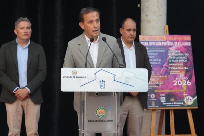 Conrado Íscar, en al presentación del trofeo Diputación.