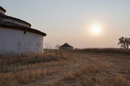 Eclipse en Tierra de Campos. Barcial de la Loma, Valladolid.