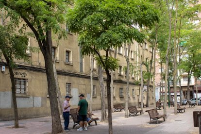 Actuaciones previas al derribo de la Casa Cuartel de la Plaza Vadillos de Valladolid.