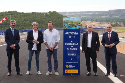 Inauguración de dos nuevos tramos de la Autovía del Duero