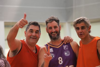 Imagen del I Torneo de baloncesto Veteranos Valladolid celebrado en el pabellón Lalo García.
