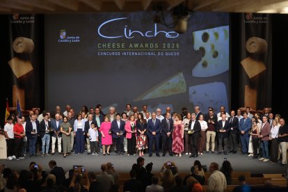 Un momento de la entrega de los Cincho en Zamora.