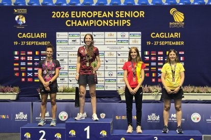 Podio en el Campeonato de Europa Senior celebrado en Cagliari.