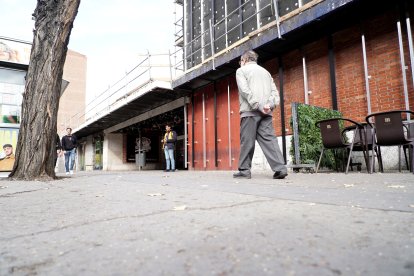 Obras de reforma de la estación de autobuses de Valladolid