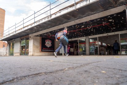 Obras de reforma de la estación de autobuses de Valladolid
