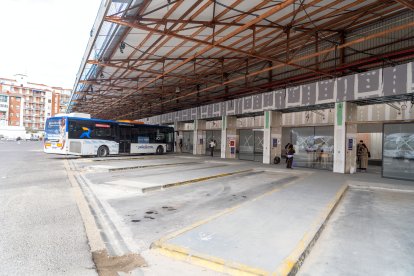 Obras de reforma de la estación de autobuses de Valladolid