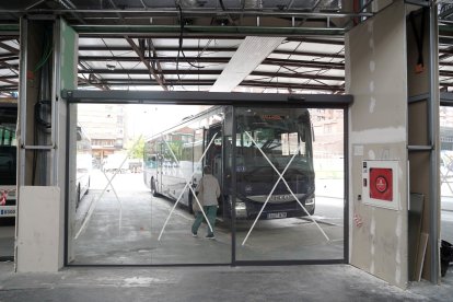 Obras de reforma de la estación de autobuses de Valladolid