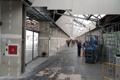 Obras de reforma de la estación de autobuses de Valladolid