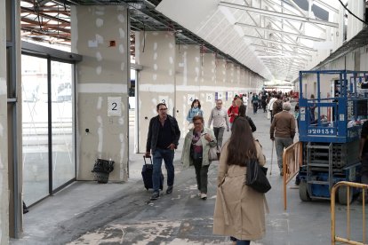 Obras de reforma de la estación de autobuses de Valladolid
