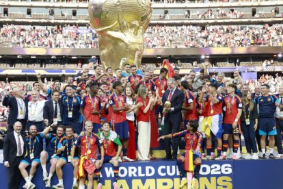Copa del Mundo ganada por España en el último Mundial.