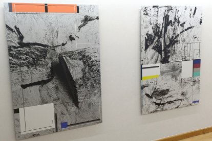 Dos de las obras de la exposición.