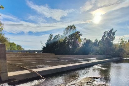 Las obras de la pesquera de Mazariegos.