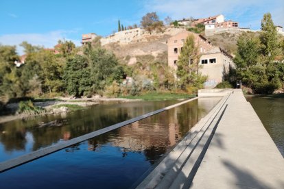 Las obras de la pesquera de Mazariegos.