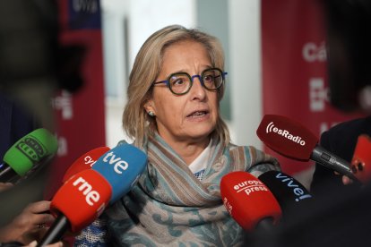 La rectora de la Universidad de Valladolid, Pilar Garcés