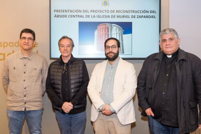 Fotografía de la presentación de la restauración