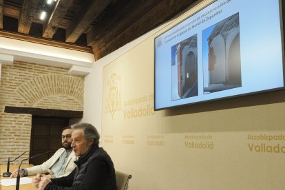 Fotografía de la presentación de la restauración