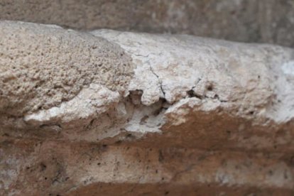 Volumen hueco de una moldura.