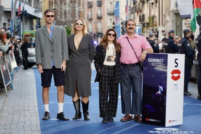 Invitados en la alfombra de la 71 Semana Internacional de Cine de Valladolid