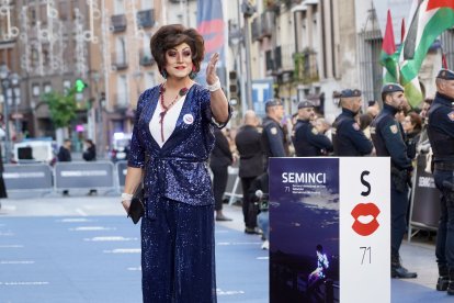 Invitados en la alfombra de la 71 Semana Internacional de Cine de Valladolid