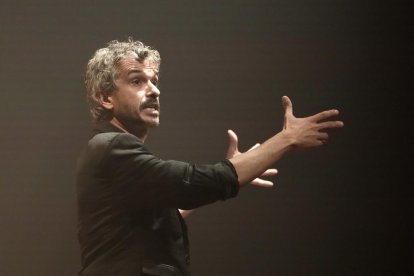 Un momento de la actuación 'Federico' en el espacio al Norte a la Izquierda de Valladolid.