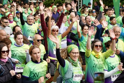 Celebración de la XV edición de Valladolid En Marcha Contra el Cáncer.